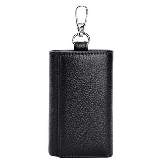 KWORKS 奢華錢包兩用鑰匙包, 黑色, Kong KWORKS 高級錢包兩用鑰匙包