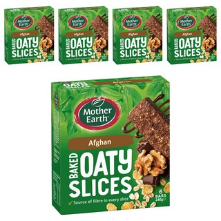 Mother Earth 烘焙燕麥棒 6條入 不含基改食材、人工色素、香料, 240g, 5盒