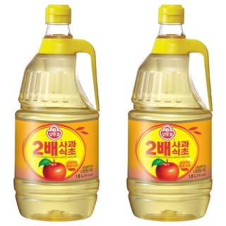 오뚜기 2배 사과식초, 1.8L, 2개