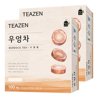 티젠 우엉차, 1g, 100개입, 2개
