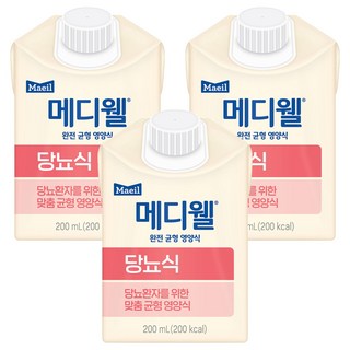메디웰 매일 당뇨식, 200ml, 3개