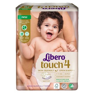 Libero 麗貝樂 Touch黏貼型尿布 7~11kg, M, 24片