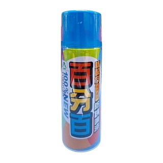 百分百噴漆 132, 132天藍色, 400ml, 1瓶