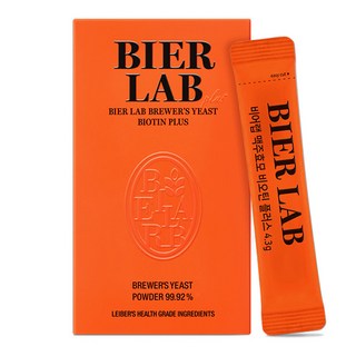 BIER LAB 啤酒酵母生物素Plus 14入, 60.2克, 1個
