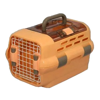 IRIS OHYAMA 愛麗思歐雅瑪 寵物外出提籠 M, 橘色, 1個