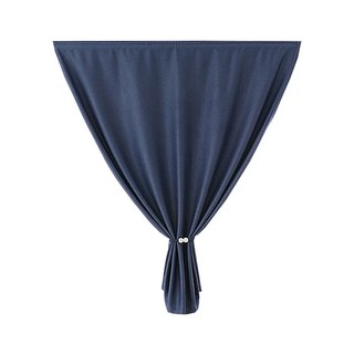 iINDOORS 免打孔窗簾 - 藏藍, 150x200cm, 150x200cm + 20x25x3cm, 藏青, 500g, 1組