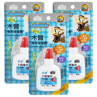 修繕屋 國森 4819 木質專用接著劑 50g, 3瓶