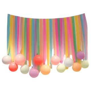 Yamiley 彩虹瀑布氣球套組, 1包, 馬卡龍