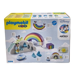 Playmobil 摩比人 1 2 3 迪士尼系列 米奇與米妮 雲之屋 玩具組, 1盒