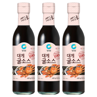 大象清純園雪蟹蠔油, 3瓶, 480g