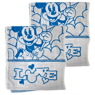 MICKEY MOUSE 米奇 DISNEY100%毛巾 33*76CM 100%棉 台灣製, LOVE米奇, 2條