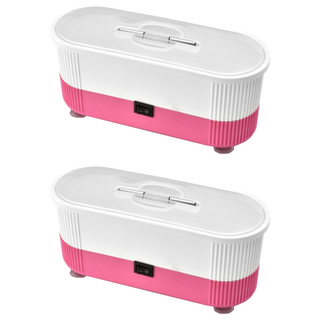 全自動超聲波多用清潔器, 粉色, 2個