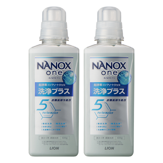 LION 獅王 NANOX one Plus 酵素濃縮洗衣精, 600g, 2個
