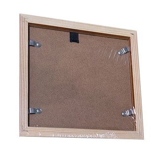 iINDOORS 英倫家居 北歐簡約實木相框20入組, 柚木色 + 原木色, 1組