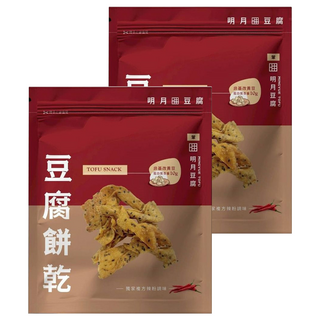 明月豆腐 豆腐餅 麻辣口味, 2包, 150g