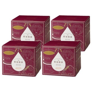 SATUR 薩圖爾 耶加雪菲濾掛式精品咖啡 2022世界評鑑等級93分 孔加G1日曬豆 特有花果香 尾韻迷人微醺蘭姆酒, 10g, 10包, 4盒