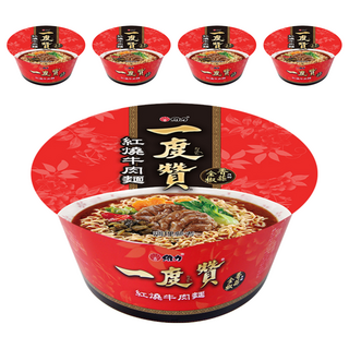 維力 一度贊 紅燒牛肉麵 200g, 5入