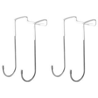 潔感 不鏽鋼櫃門雙掛勾 加大, 不鏽鋼, 2個