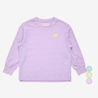 뉴발란스키즈 아동용 통기성 에센셜 융착사 긴팔 티셔츠