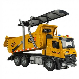 BAOLE STAR TOYS 寶樂星 1 : 18 聲光摩輪加蓋式砂石車/大卡車 5885, 1個, 砂石車 黃色