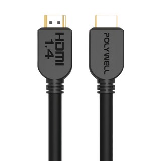 POLYWELL 寶利威爾 HDMI 1.4 傳輸線 公對公 PW15-W60-C100, 10m, 1條