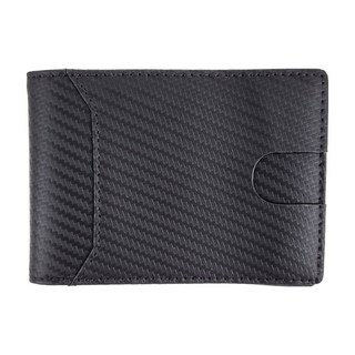 男款皮包/錢包/短夾 LH826, 11.5 x 9.5 x 1.5cm, 黑色, 1個