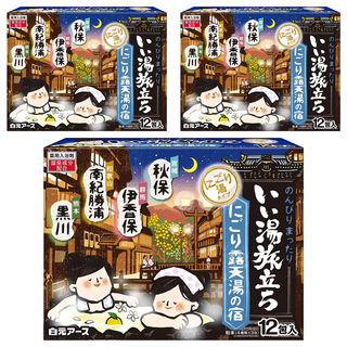 Hakugen Earth 白元 露天湯系列 入浴劑 12包, 300g, 3盒