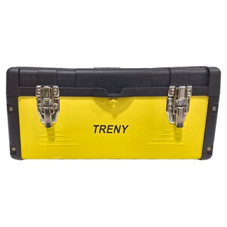 TRENY 塑鐵工具箱 不鏽鋼, 大 19吋, 1個