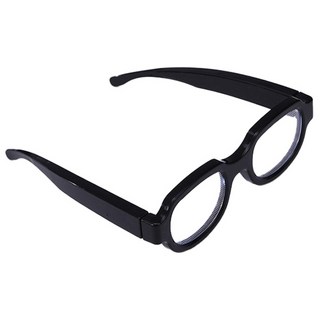 發光眼鏡 七彩變光, 黑色, 不適用