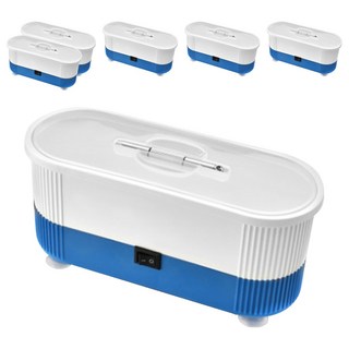 全自動超聲波多用清潔器, 藍色, 6個