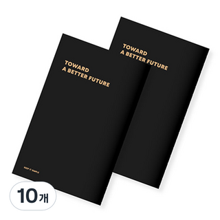 모노그램 1MONTHS 태스크 플래너 MG-0020, 퓨어블랙, 10개