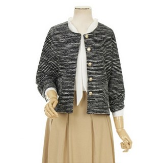 Paige Flynn 女款ST外口袋粗花呢外套 P5AJK018C