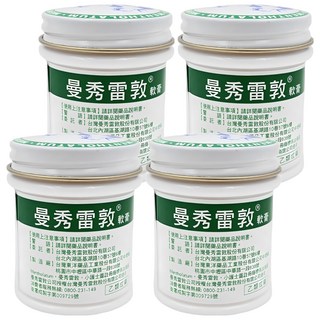 MENTHOLATUM 曼秀雷敦 軟膏, 4罐, 35g