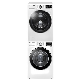 LG전자 트롬 세탁기 F24WDWP + 건조기 RH19WTWN 24kg + 19kg 방문설치, F24WDWP(세탁기), RH19WTWN(건조기), 화이트유광
