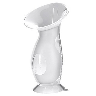 FARLIN 手動矽膠集乳器 母乳Saver Pump 100%食品級矽膠 110 mL, 透明, 1個