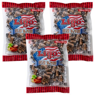Ligo 花生焦糖, 3個, 500g