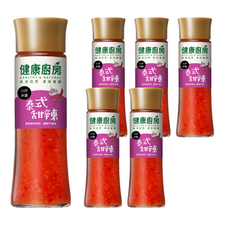 健康廚房 泰式甜辣拌醬, 經典泰式風味 酸甜不嗆辣, 200ml, 6瓶