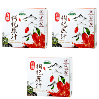 統一生機 有機枸杞原汁 10包, 300ml, 3盒