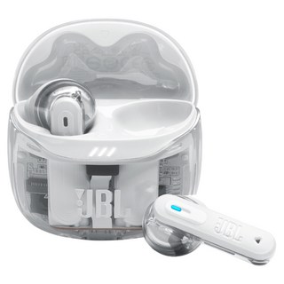 JBL 真無線降噪藍牙耳機 特別款, Tune Flex 2 Ghost, 白色
