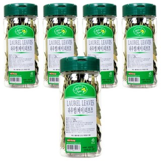 天然香料月桂葉, 5個, 25g