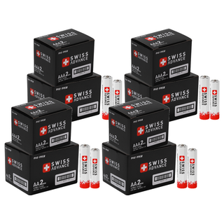 Swiss Advance AA電池 20入 + AAA電池 20入組合, 4套