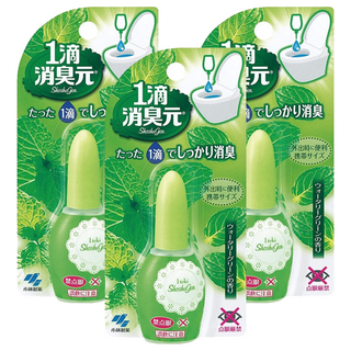 小林製藥 馬桶浴廁一滴芳香消臭劑, 清香, 20ML, 3瓶