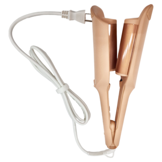 MUNICHI 沐尼黑 負離子水波紋蛋捲夾 4000萬護髮負離子 PTC發熱材質 LED燈顯示, 泰迪奶, MR.36MM