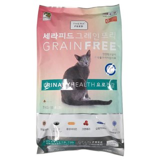 세라피드 고양이 그레인프리 기능성 사료, 유리너리+결석, 7kg, 1개