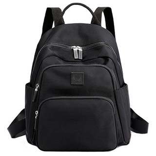 馳豹 大容量雙拉鍊防潑水多隔層尼龍後揹包/雙肩包, 34 x 30 x 15cm, 3089