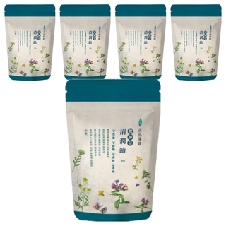 吉品保健 療肺草清潤飴, 80g, 5包