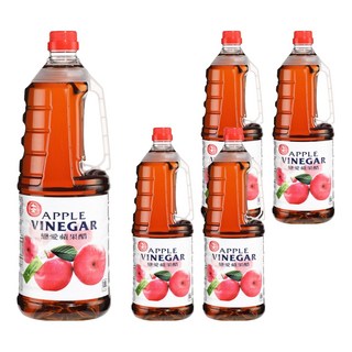 十全 戀愛蘋果醋 1.8L 台灣製造, 5瓶