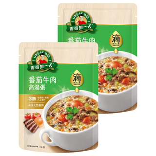 得意的一天 滴雞精高湯粥 番茄牛肉口味, 320g, 2包