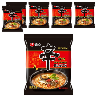 NONGSHIM 農心 頂級辛拉麵 微辣牛骨湯味 130g, 6包