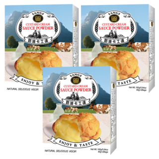 FANGS 方氏 奶油卡士達粉, 160g, 3盒